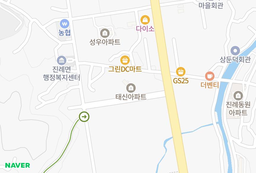 경상남도 김해시 진례면 송정리 태신 위치·실거래 시세 지도