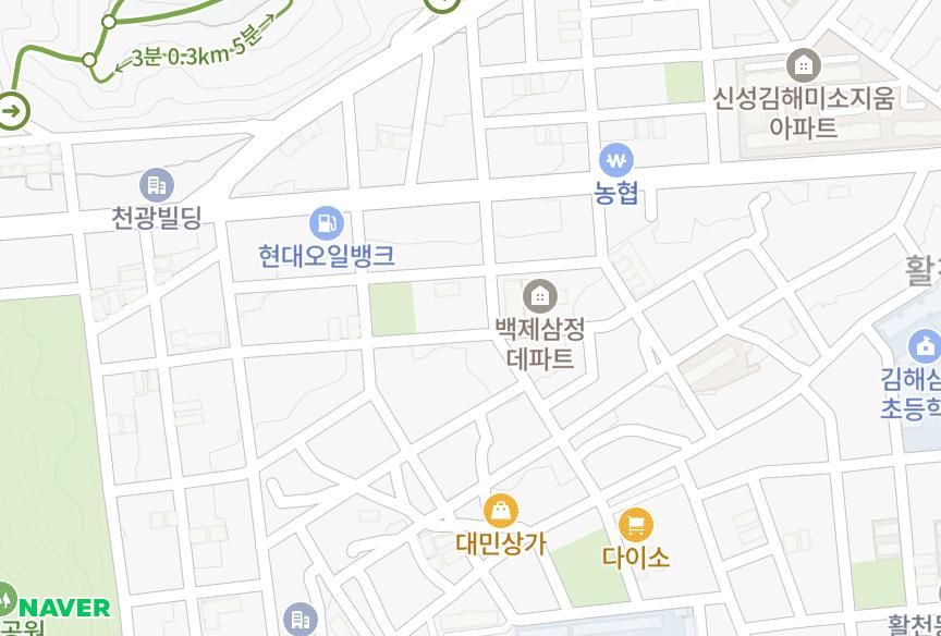 경상남도 김해시 삼정동 덕삼빌라 위치·실거래 시세 지도