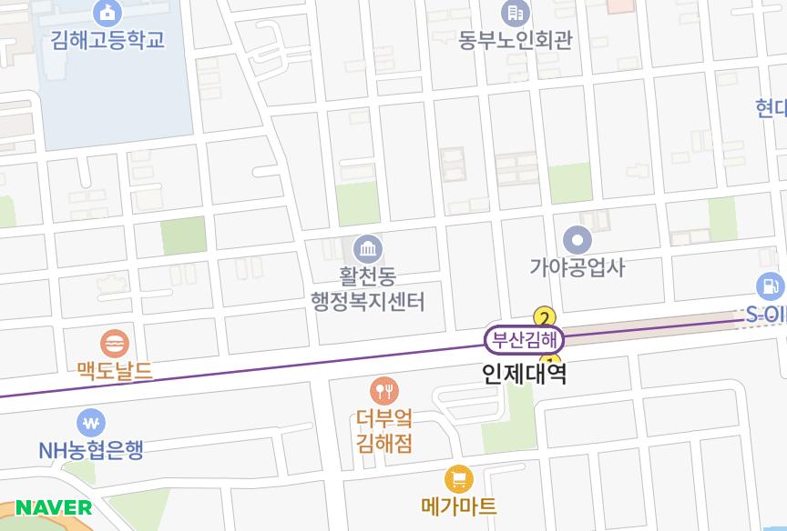 경상남도 김해시 삼정동 성우 위치·실거래 시세 지도