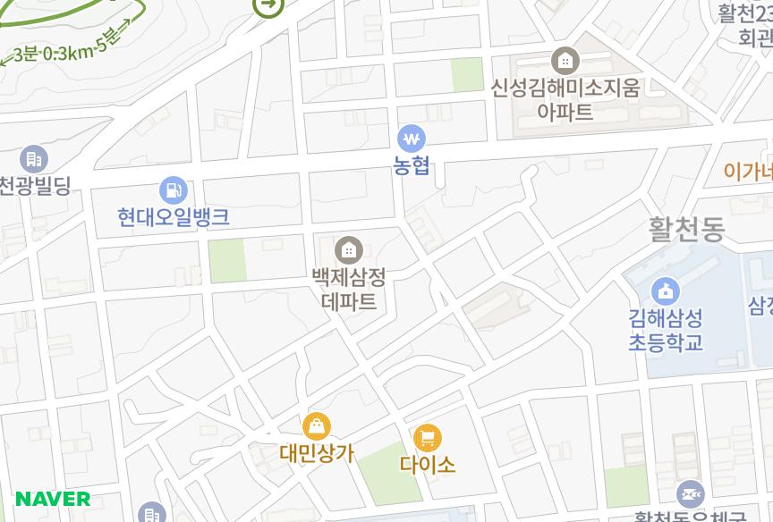 경상남도 김해시 삼정동 성도골든타운 위치·실거래 시세 지도