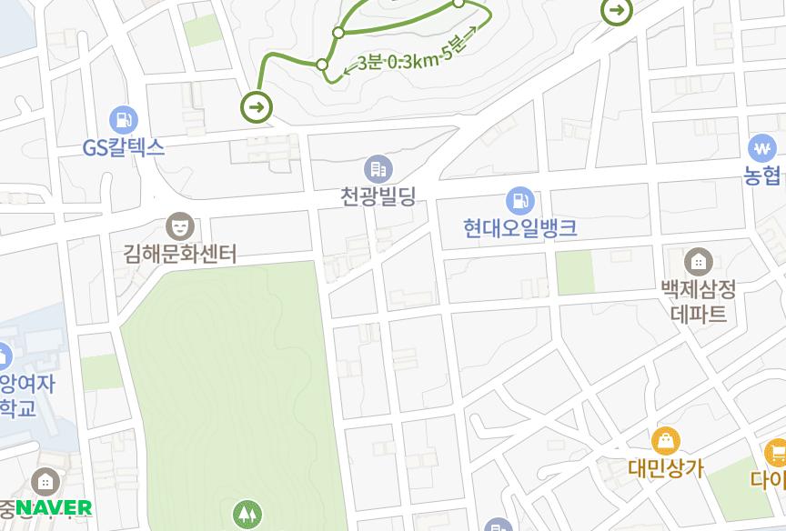 경상남도 김해시 삼정동 경성빌라 위치·실거래 시세 지도