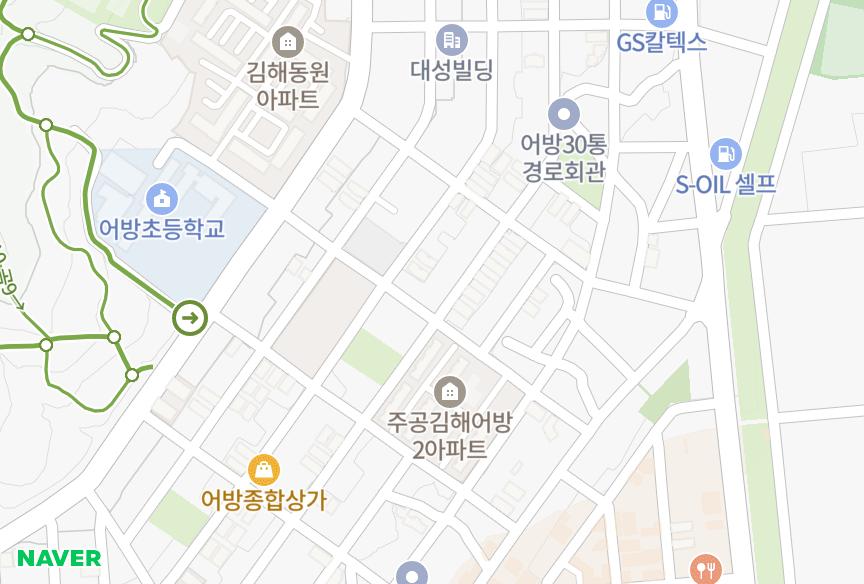 경상남도 김해시 어방동 삼성플러스 위치·실거래 시세 지도