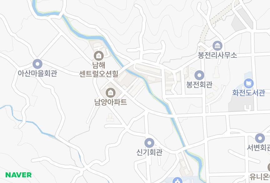 경상남도 남해군 남해읍 아산리 보성노블레스 위치·실거래 시세 지도