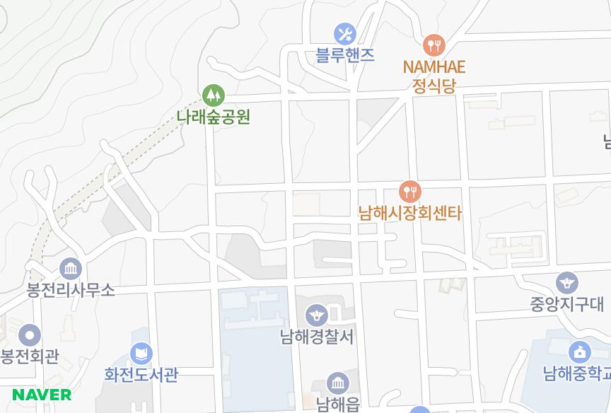 경상남도 남해군 남해읍 아산리 스타펠레스 위치·실거래 시세 지도