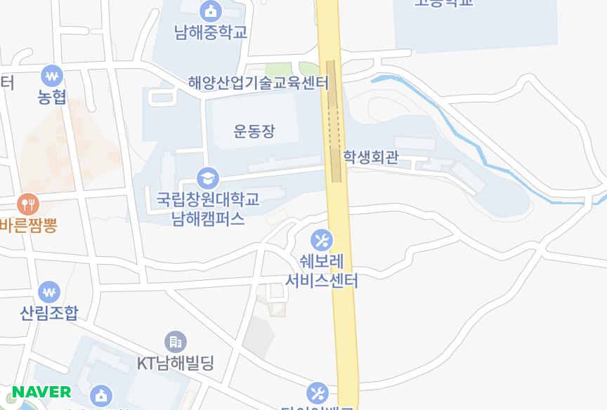 경상남도 남해군 남해읍 남변리 노블리앙3차 위치·실거래 시세 지도