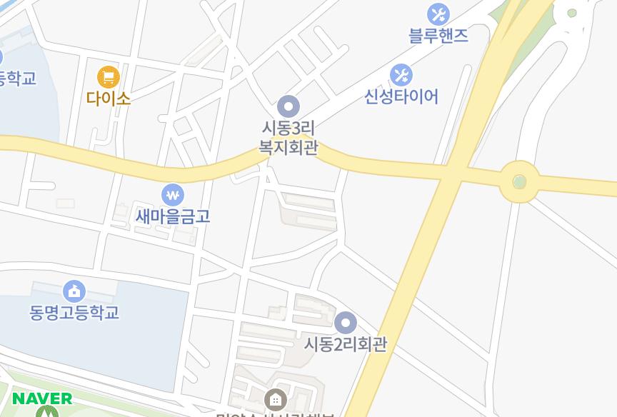 경상남도 밀양시 하남읍 양동리 동명1차 위치·실거래 시세 지도