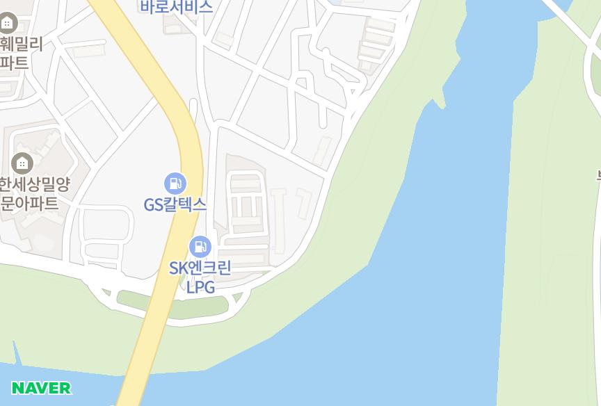 경상남도 밀양시 삼문동 삼전파크 위치·실거래 시세 지도