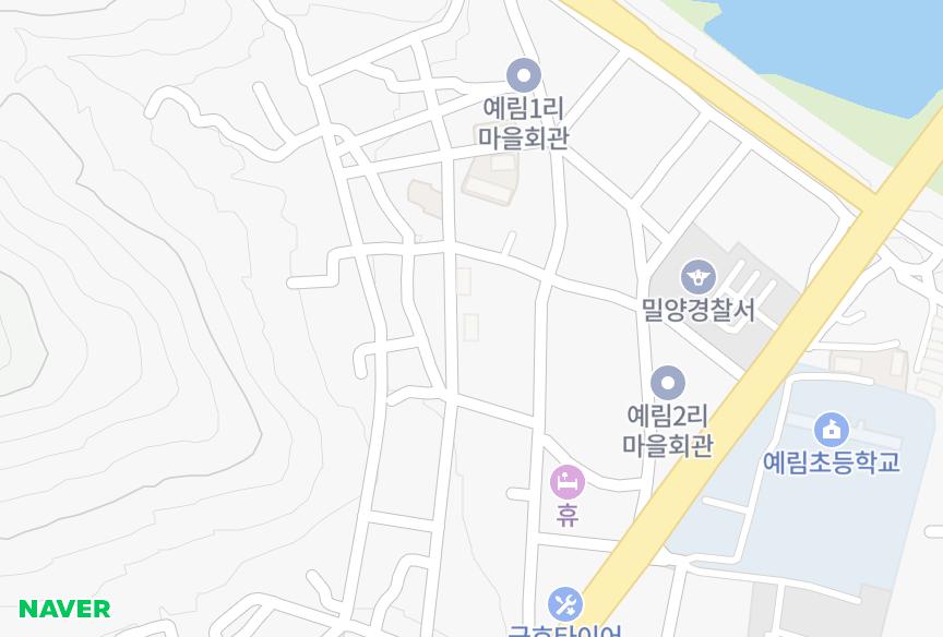 경상남도 밀양시 상남면 예림리 (958-2) 위치·실거래 시세 지도