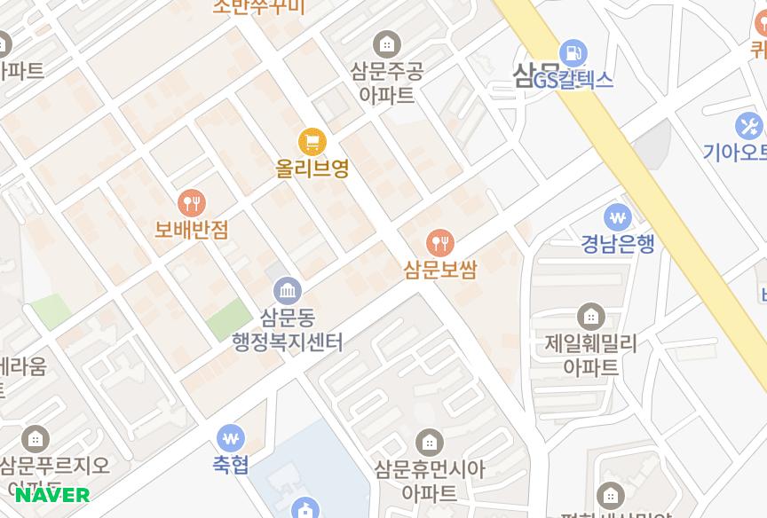 경상남도 밀양시 삼문동 대림아트빌 위치·실거래 시세 지도
