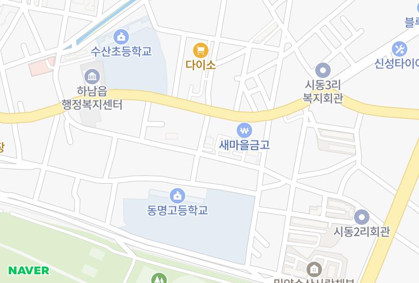 경상남도 밀양시 하남읍 양동리 경남3차 위치·실거래 시세 지도