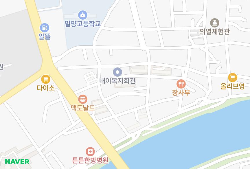 경상남도 밀양시 삼문동 삼문성원플러스2차 위치·실거래 시세 지도