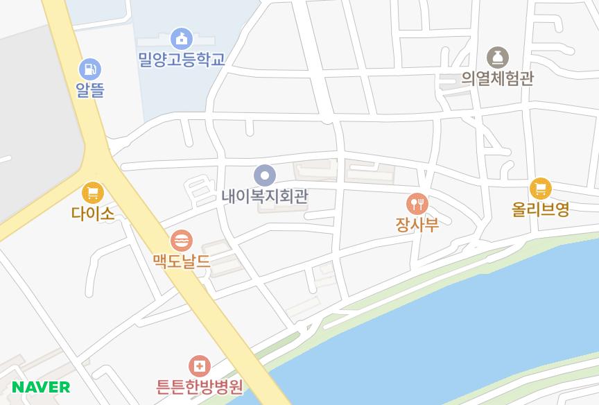 경상남도 밀양시 삼문동 삼문성원플러스3차 위치·실거래 시세 지도