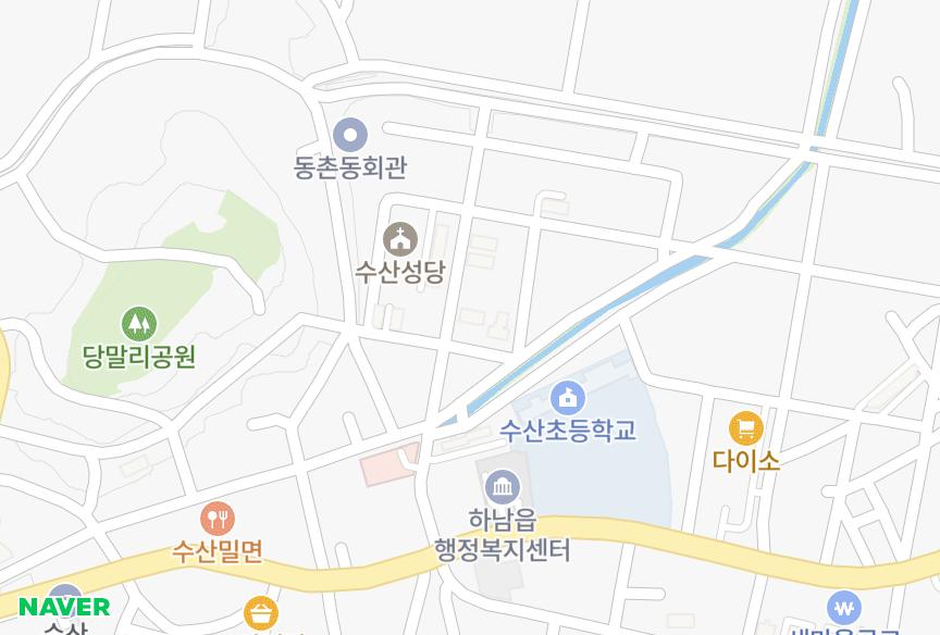 경상남도 밀양시 하남읍 수산리 동화빌라 위치·실거래 시세 지도