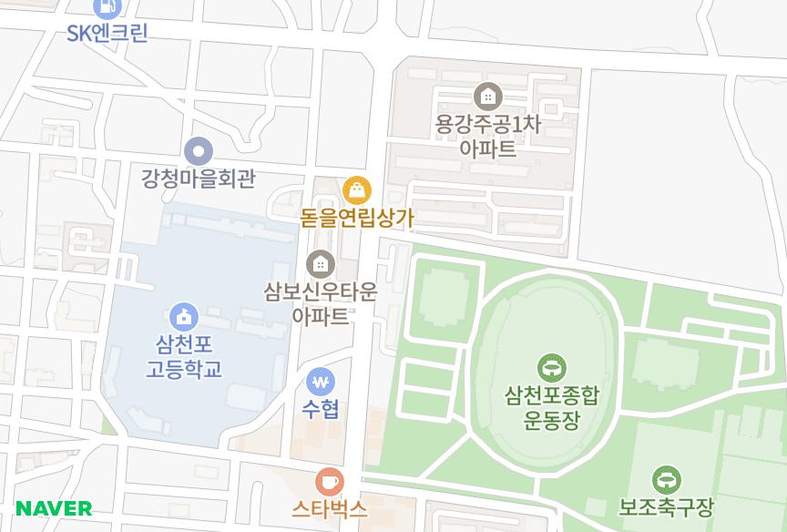 경상남도 사천시 용강동 성은비룡타워 위치·실거래 시세 지도
