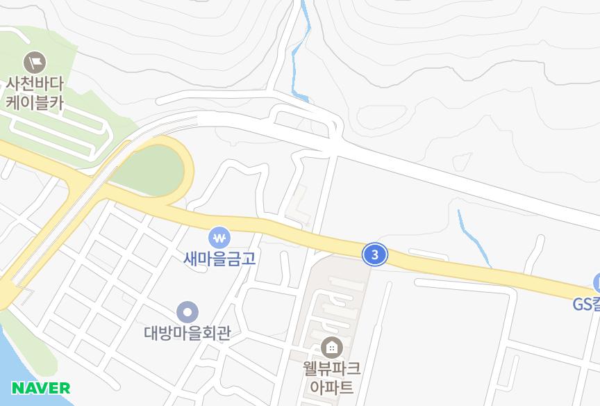 경상남도 사천시 대방동 현성비치빌라 위치·실거래 시세 지도