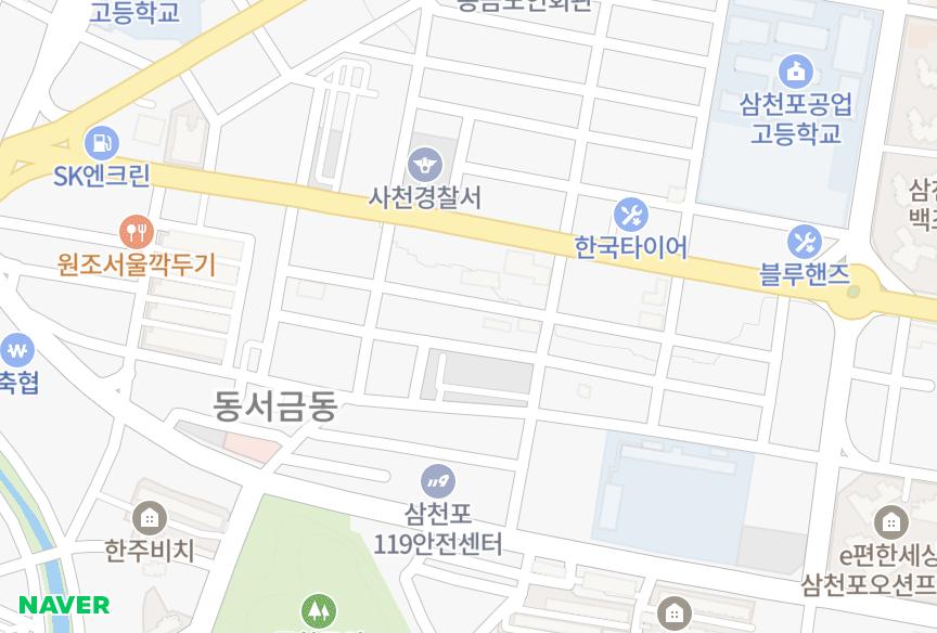 경상남도 사천시 동금동 경민더원 위치·실거래 시세 지도