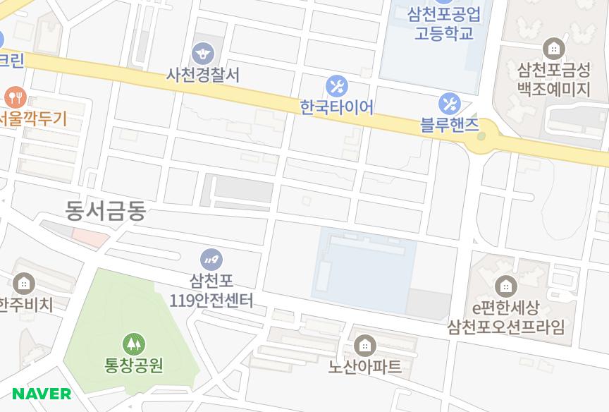 경상남도 사천시 동금동 해창블루오션 위치·실거래 시세 지도