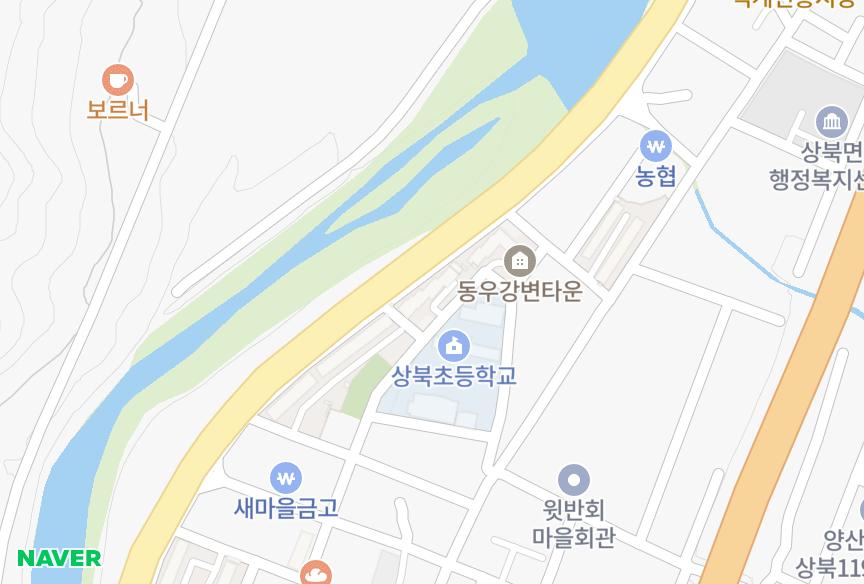 경상남도 양산시 상북면 석계리 광림그린파크 위치·실거래 시세 지도