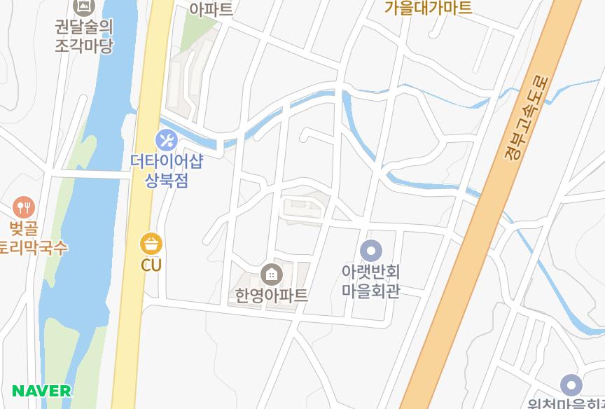 경상남도 양산시 상북면 석계리 국민 위치·실거래 시세 지도