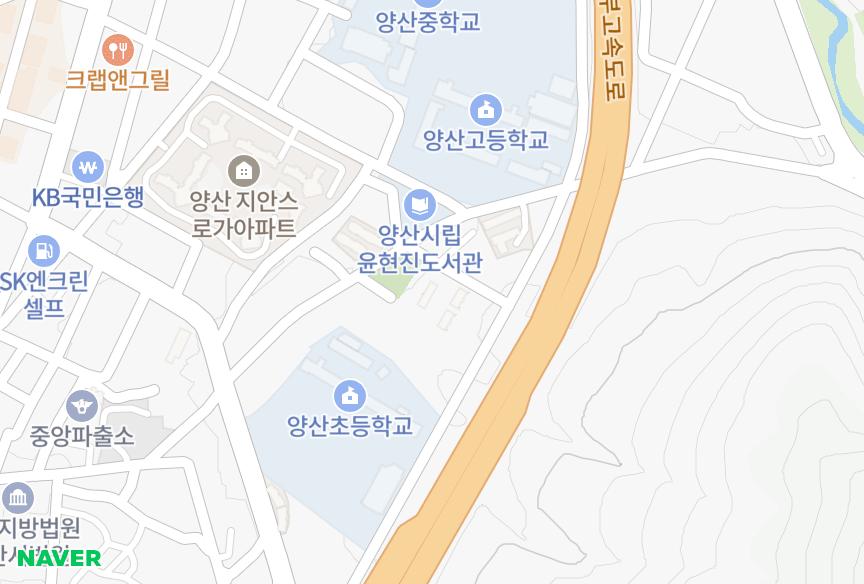 경상남도 양산시 북부동 동원아트빌 위치·실거래 시세 지도