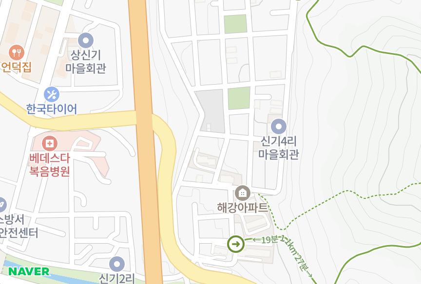 경상남도 양산시 신기동 동보시티빌 위치·실거래 시세 지도