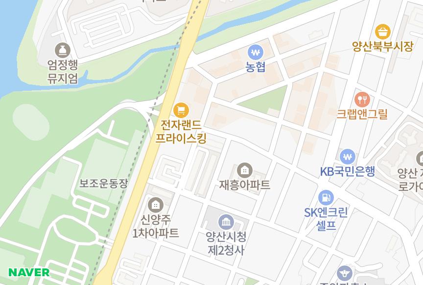 경상남도 양산시 북부동 제일맨션 위치·실거래 시세 지도