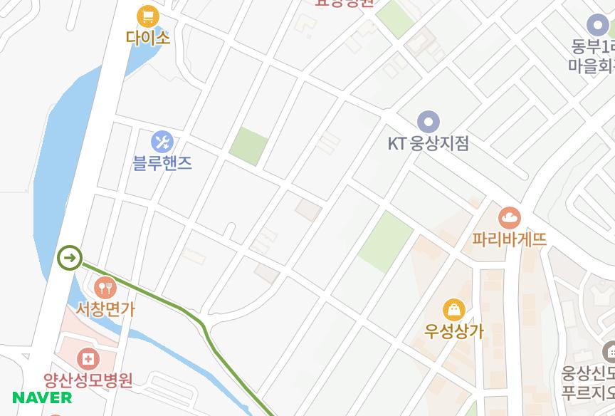 경상남도 양산시 명동 명우진빌리지1차 위치·실거래 시세 지도