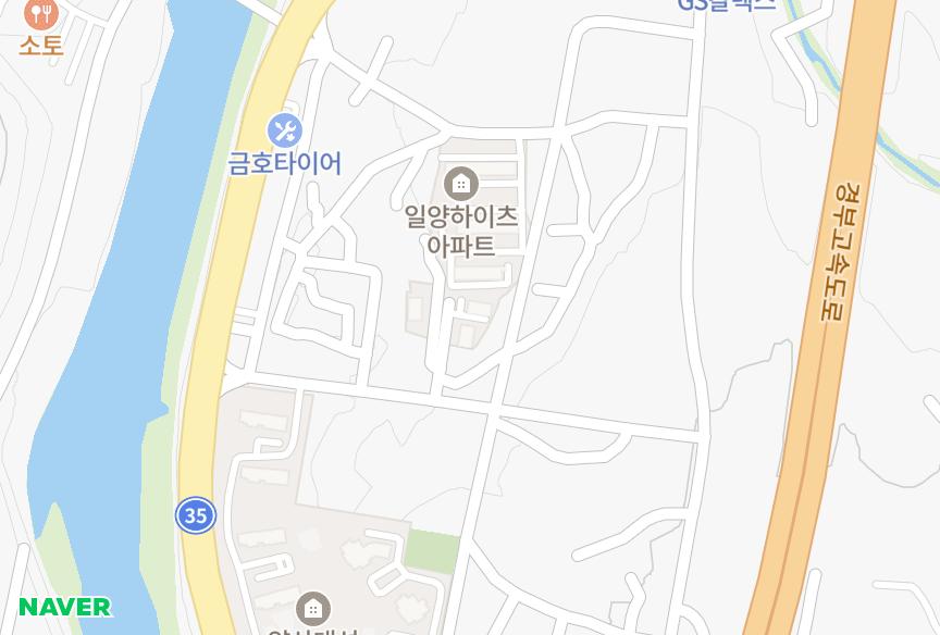 경상남도 양산시 상북면 대석리 웰빙타운101동 위치·실거래 시세 지도