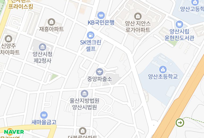 경상남도 양산시 북부동 안전빌라트 위치·실거래 시세 지도