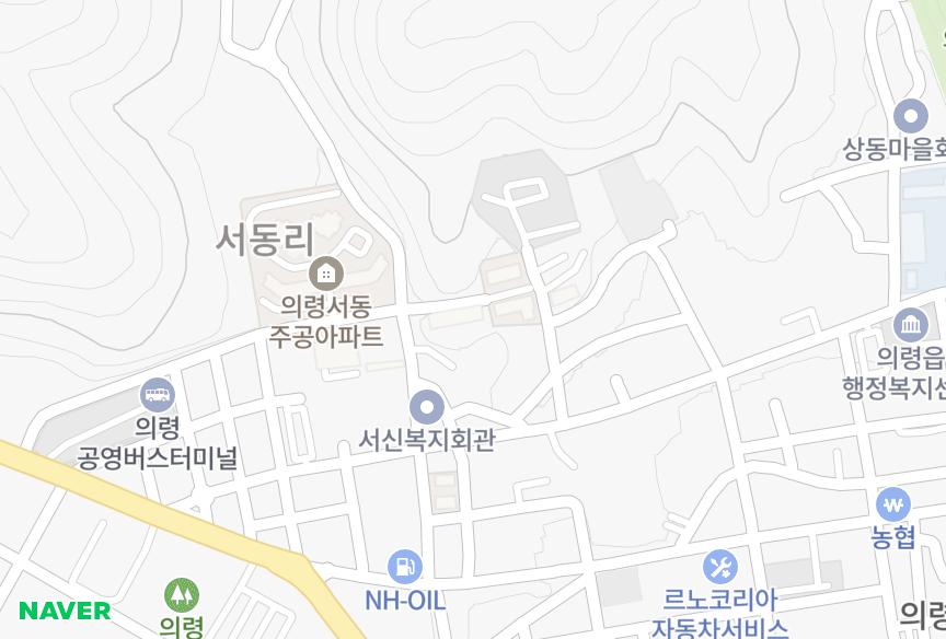 경상남도 의령군 의령읍 서동리 삼영파크 위치·실거래 시세 지도