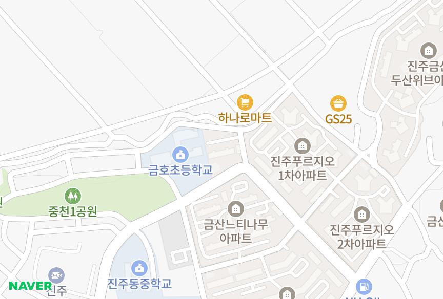 경상남도 진주시 금산면 장사리 화광비발디 위치·실거래 시세 지도