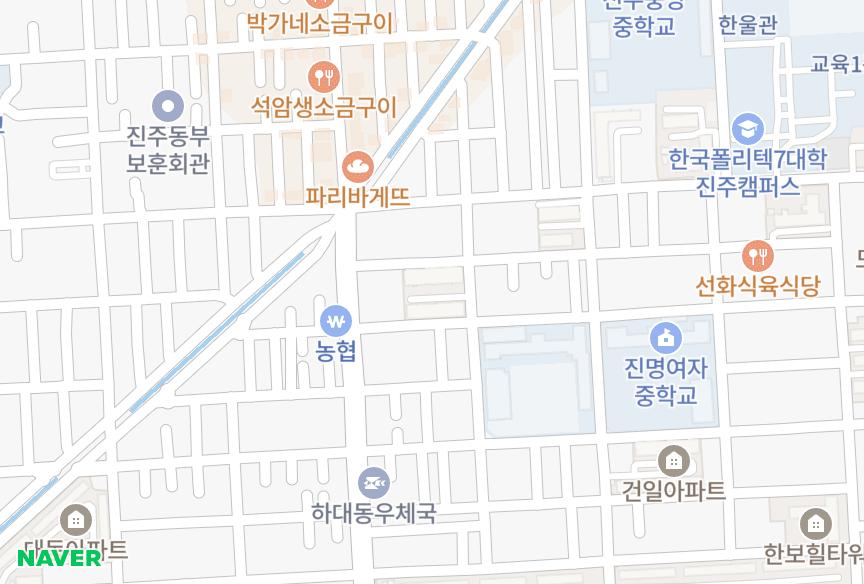 경상남도 진주시 하대동 올림피아골든맨션 위치·실거래 시세 지도