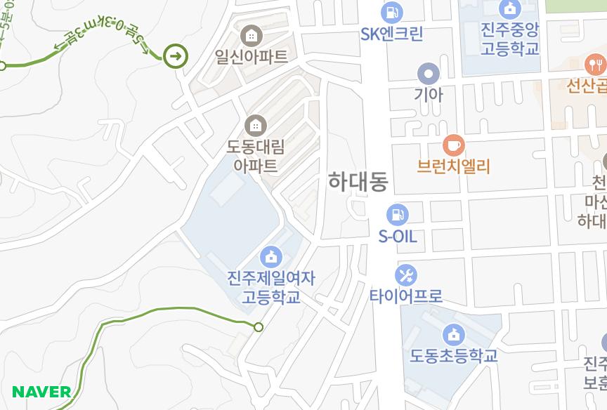 경상남도 진주시 하대동 하대한양 위치·실거래 시세 지도