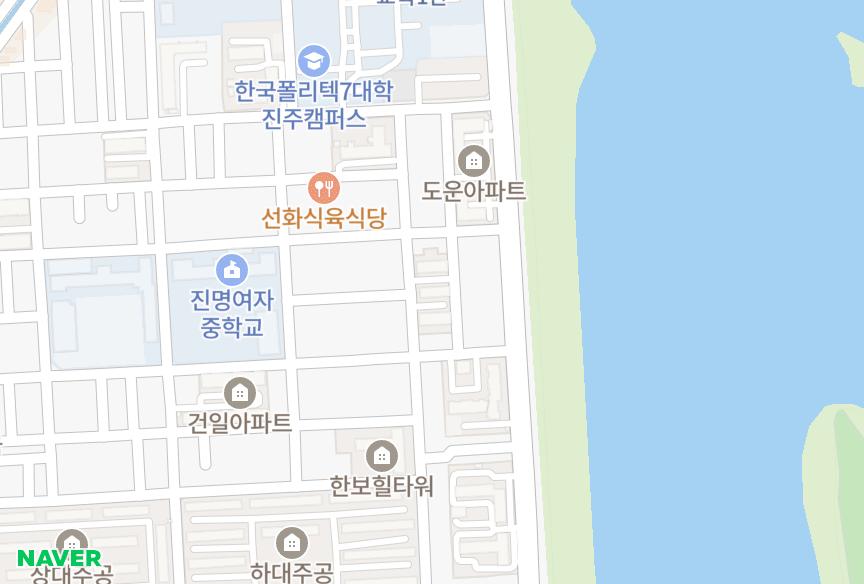경상남도 진주시 하대동 하대삼전2차 위치·실거래 시세 지도