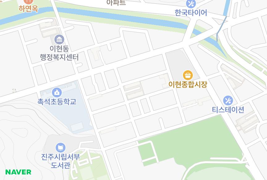 경상남도 진주시 이현동 이현한주맨션 위치·실거래 시세 지도