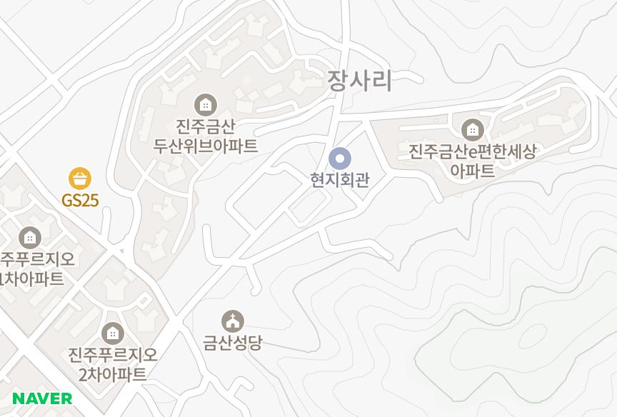 경상남도 진주시 금산면 장사리 금산면 장사리경남주택금산7차 위치·실거래 시세 지도