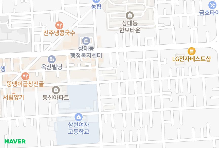 경상남도 진주시 상대동 상대대림맨션 위치·실거래 시세 지도