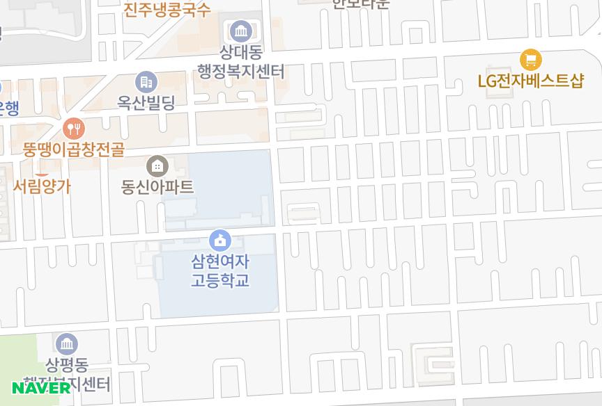 경상남도 진주시 상대동 월드트레비앙 위치·실거래 시세 지도