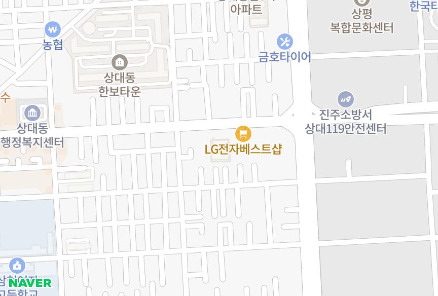 경상남도 진주시 상대동 동진주맨션 위치·실거래 시세 지도