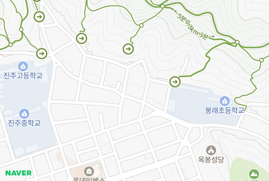 경상남도 진주시 봉래동 삼전빌라 위치·실거래 시세 지도