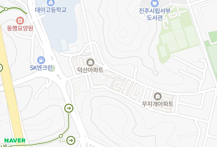 경상남도 진주시 이현동 동신3동 위치·실거래 시세 지도