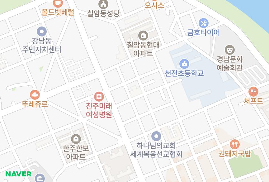 경상남도 진주시 칠암동 순화스타씨티 위치·실거래 시세 지도