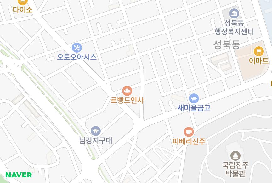 경상남도 진주시 인사동 조선빌라 위치·실거래 시세 지도