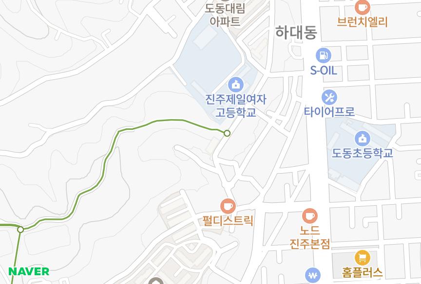 경상남도 진주시 하대동 금광골든빌라 위치·실거래 시세 지도