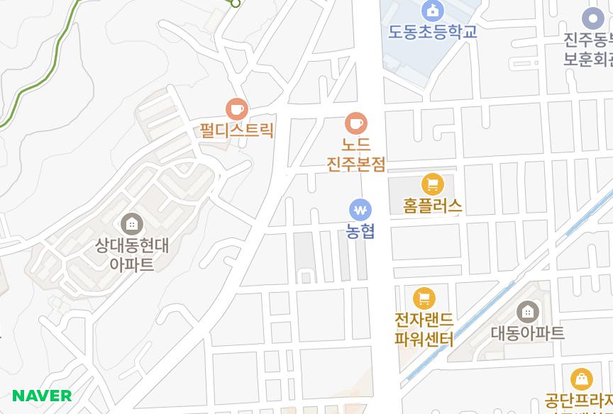 경상남도 진주시 상대동 허브플러스빌 위치·실거래 시세 지도
