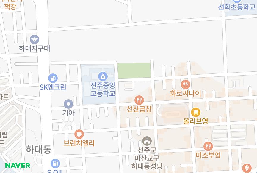 경상남도 진주시 하대동 신우파크빌 위치·실거래 시세 지도