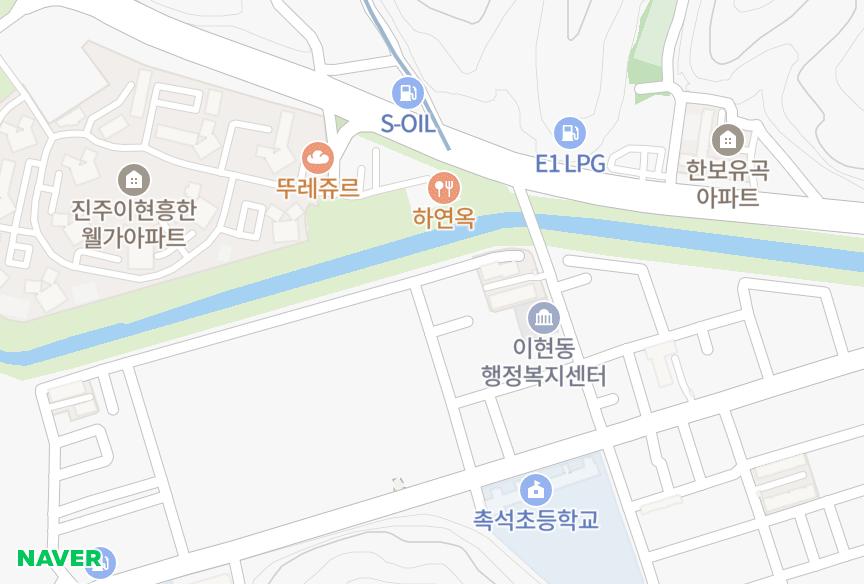 경상남도 진주시 이현동 송원빌라 위치·실거래 시세 지도