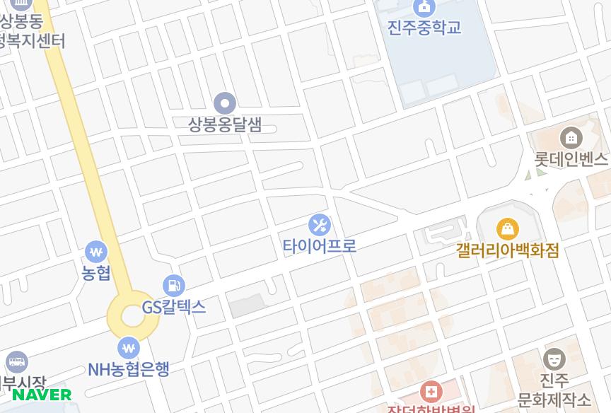 경상남도 진주시 봉곡동 좋은빌라 위치·실거래 시세 지도