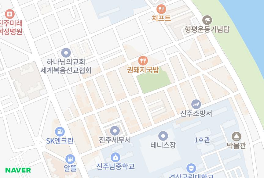 경상남도 진주시 칠암동 경남빌라 위치·실거래 시세 지도