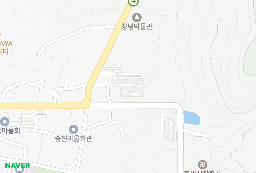 경상남도 창녕군 창녕읍 송현리 도원 위치·실거래 시세 지도